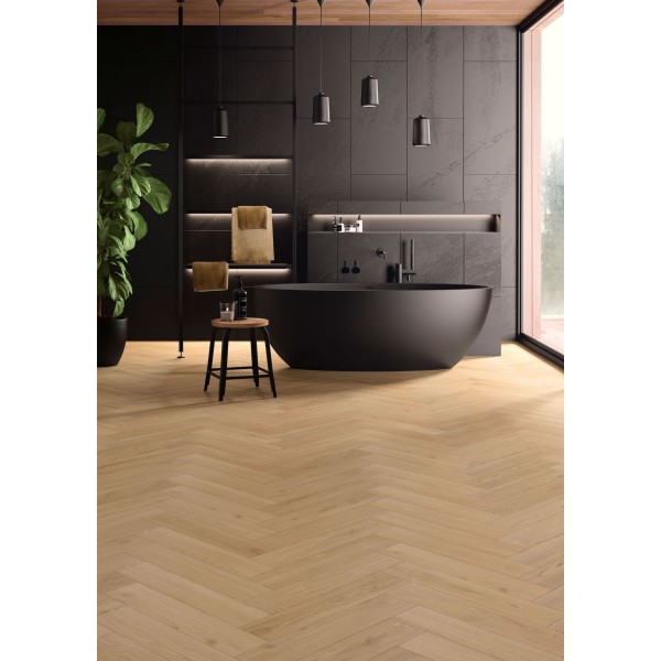 Sol Stratifié Bâton Rompu, 10mm : 906 Chêne Sedona