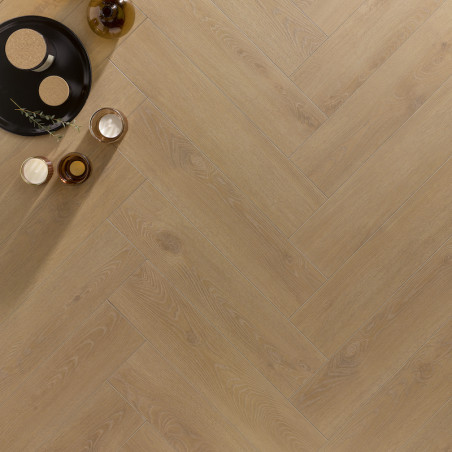 Sol Stratifié Bâton Rompu, 8mm : 525 CHÊNE CALISSON